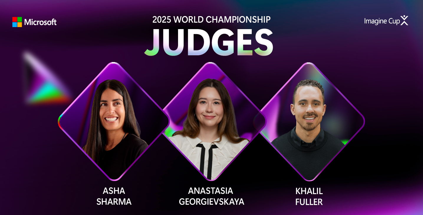 Anúncio dos Jurados do Campeonato da Imagine Cup 2025